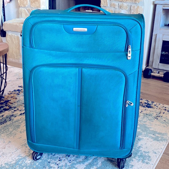 Samsonite Handbags - Turquoise Samsonite Suitcase